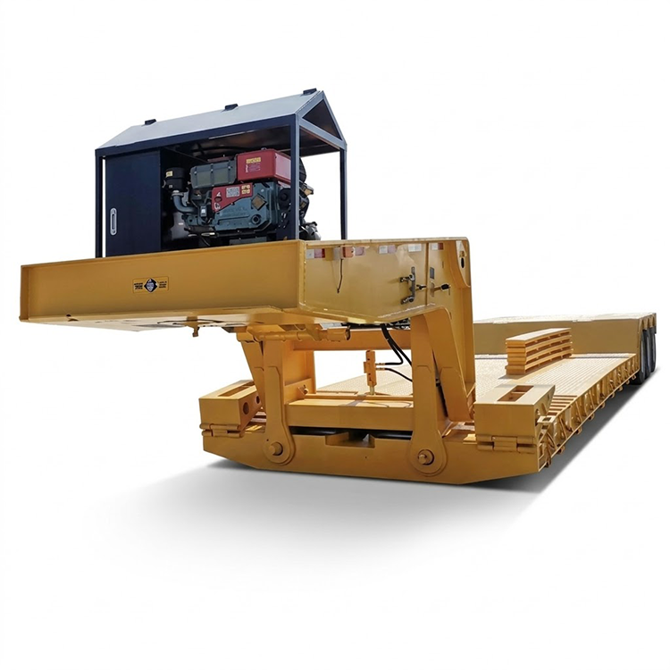 80 Ton Folding Gooseneck Leantóir